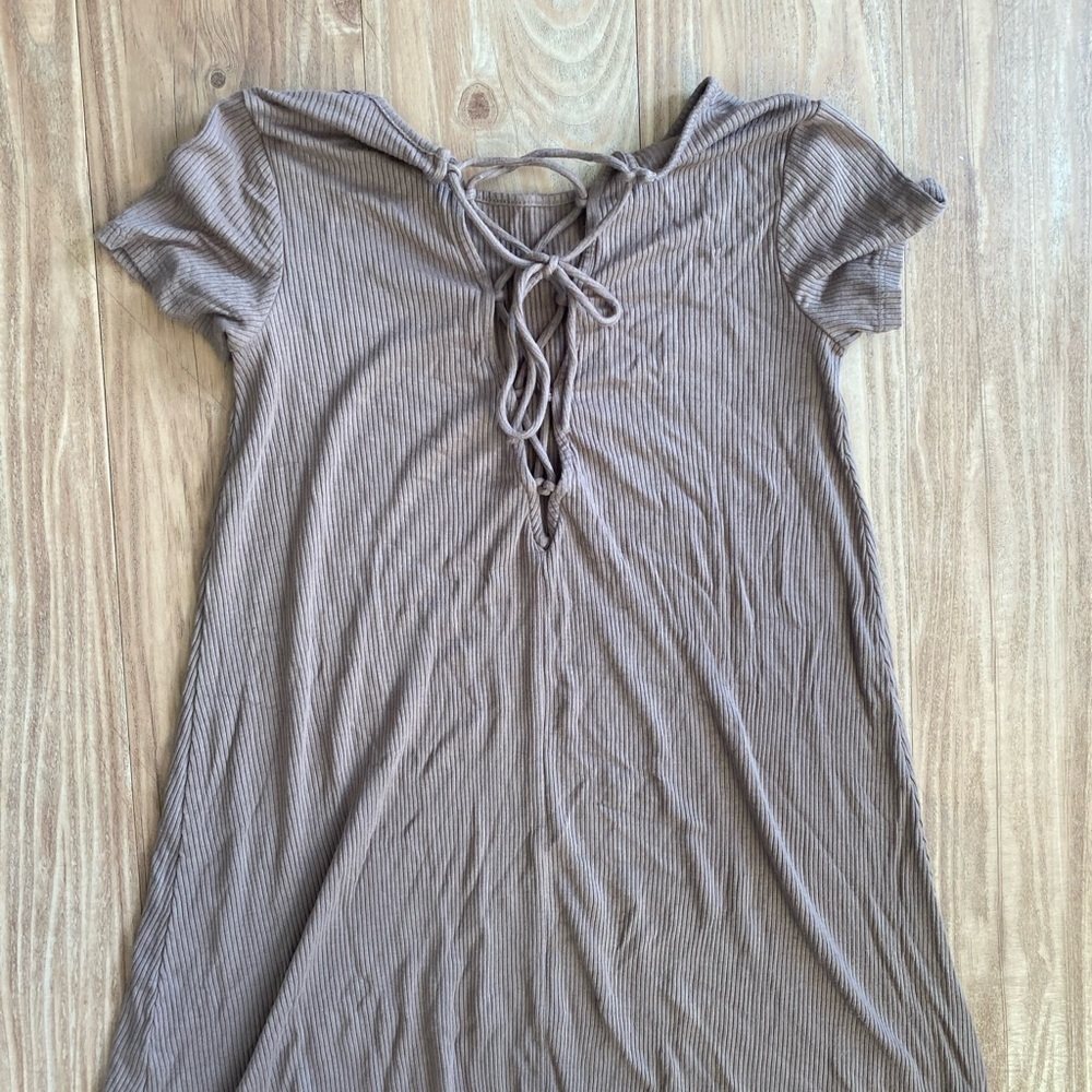 Lace Up Onesie Dress - Picture 6 of 6